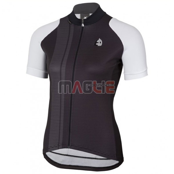 Maglia Donne Etxeondo NEO Manica Corta 2017 Nero e Bianco